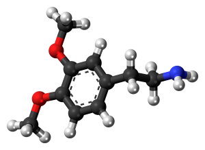 dimethoxyphenethylamine, dopamine, molecule
