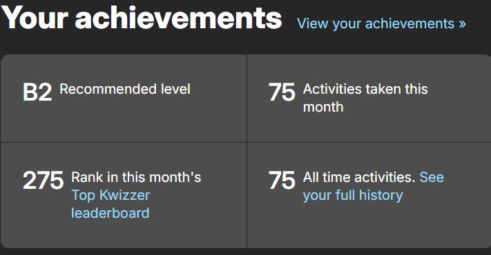 Screenshot of lawless french achivements