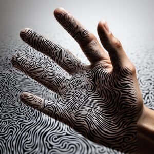 ai generated, hand, fingerprint