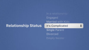 Relationship status: It's complicated