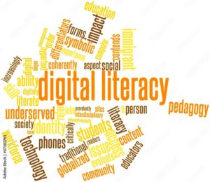 Word cloud for Digital literacy