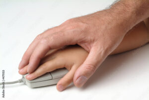 hands on mouse