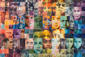 Celebrating Diversity in Autism Awareness - A Vibrant Mosaic of Faces