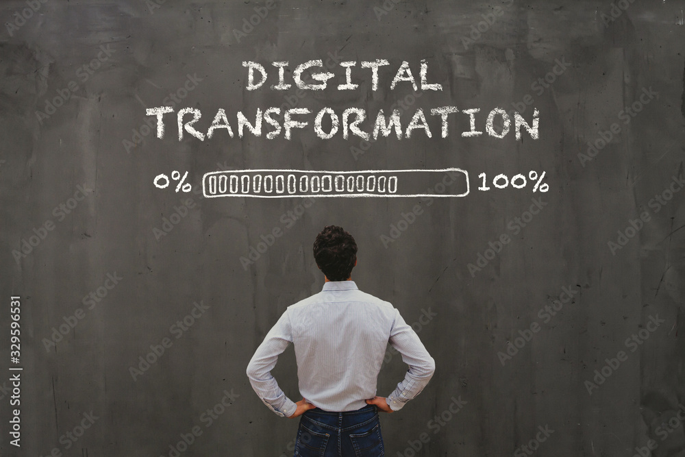 digital transformation concept in business, disruption