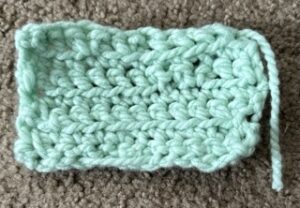 Rectangle crochet blob