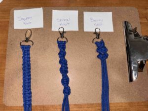 Square, Spiral, and Berry Knots.