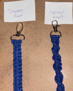 Square, Spiral knot
