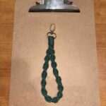 Spiral knot keychain 