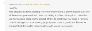 Week 2 comment 3.