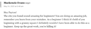 Week 2 comment 6.