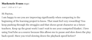 Week 4 comment 4.