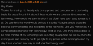 Week 4 comment 6.