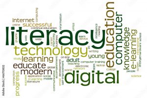 Digital literacy word cloud