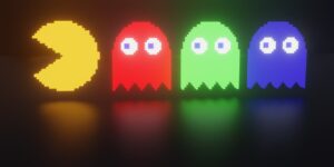 pacman, video game, colorful pacman background, pacman wallpaper, pacman, pacman, pacman, pacman, pacman, video game