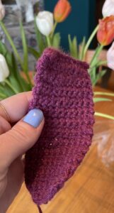 crocheted yarn