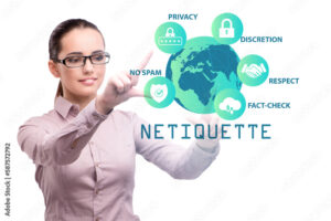 Concept of etiquette and netiquette