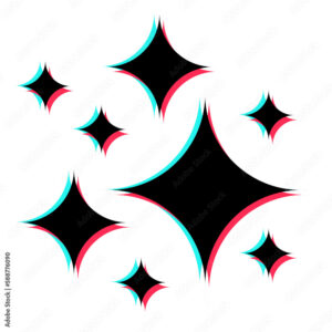 tiktok element decorative template design