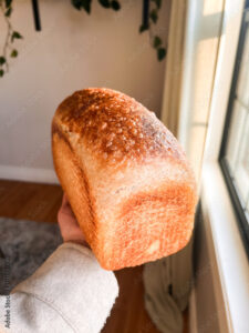 whole, unsliced, sandwich bread