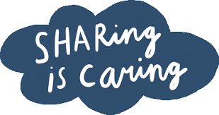 Sharing Is Caring Share Sticker - Sharing Is Caring Share Give - Discover &  Share GIFs