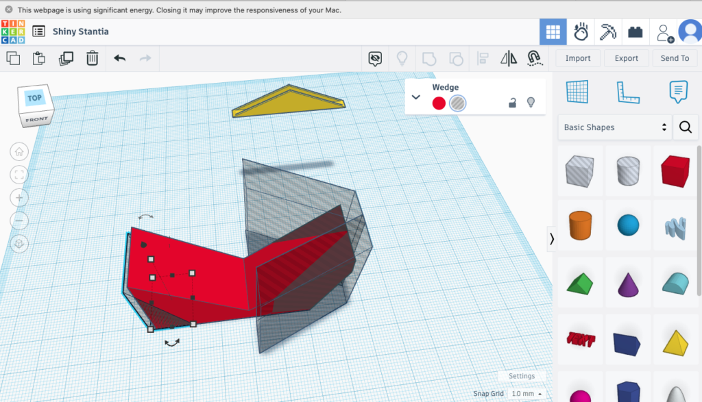 Tinkercad 3D Sketch – Curtis Meger