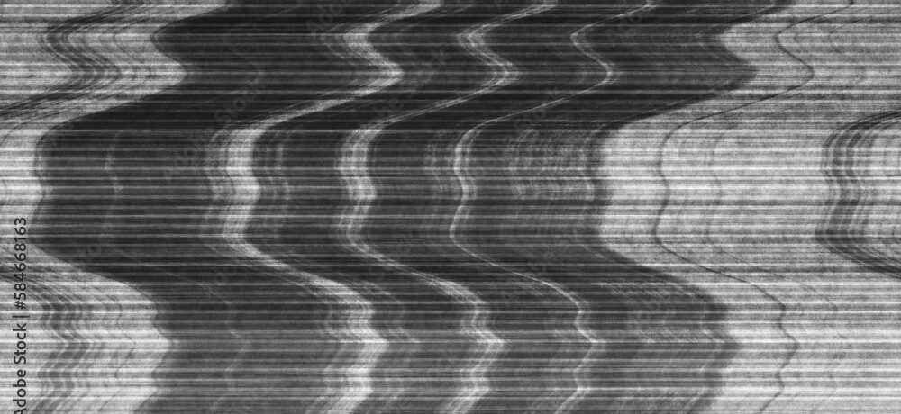 Seamless retro VHS scanlines or TV signal static noise transparent overlay pattern. Television screen or video game pixel glitch damage background texture. Vintage analog grunge dystopiacore backdrop.